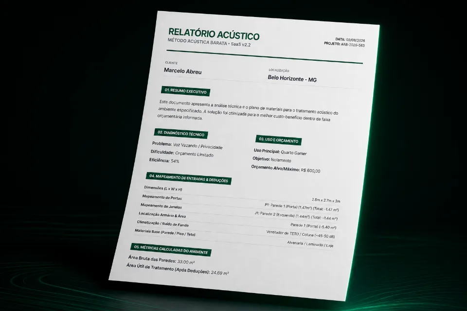 Relatório Técnico em PDF Gerado